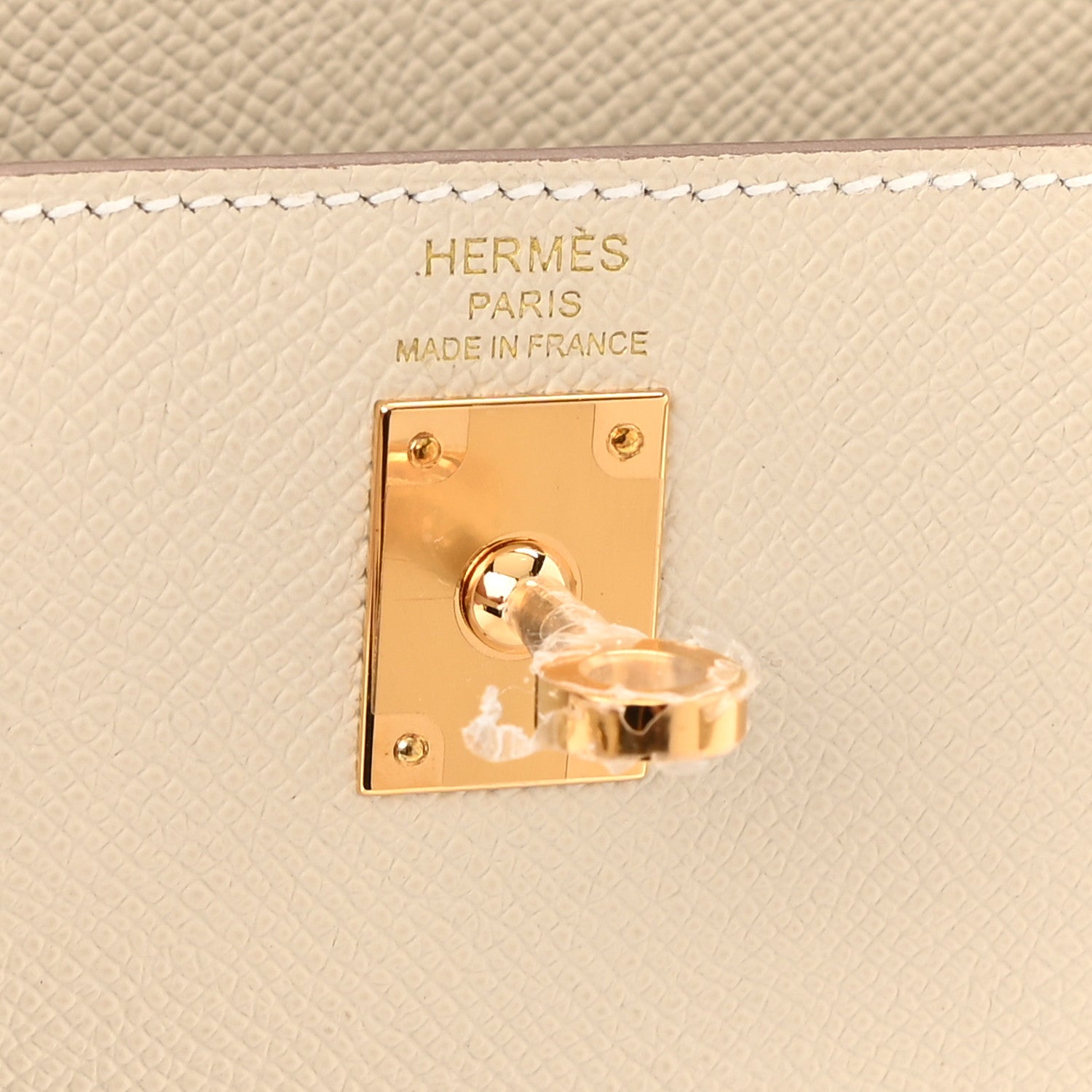 Hermes Epsom Kelly Sellier 25 Craie 6 of 11
