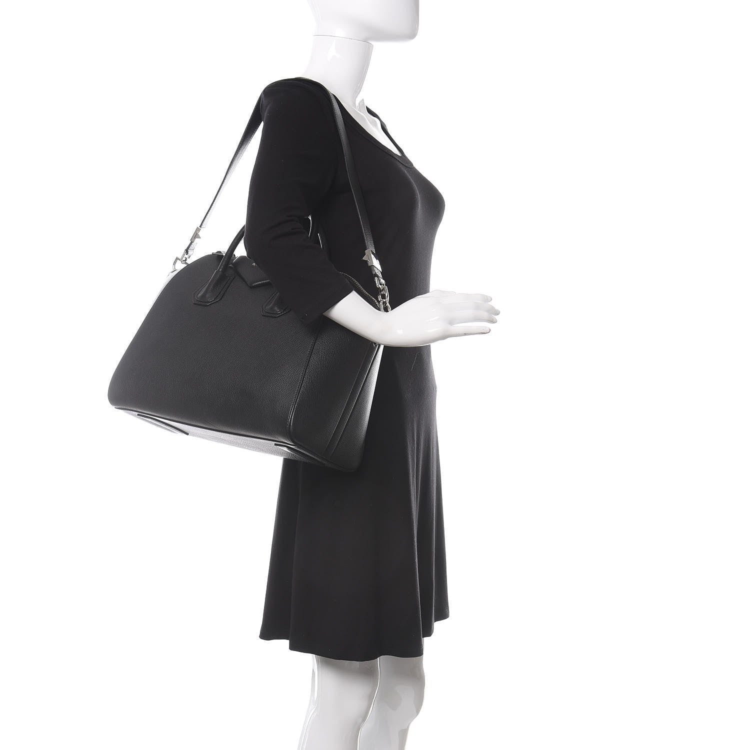 Givenchy Sugar Goatskin Medium Antigona Black 1 of 11