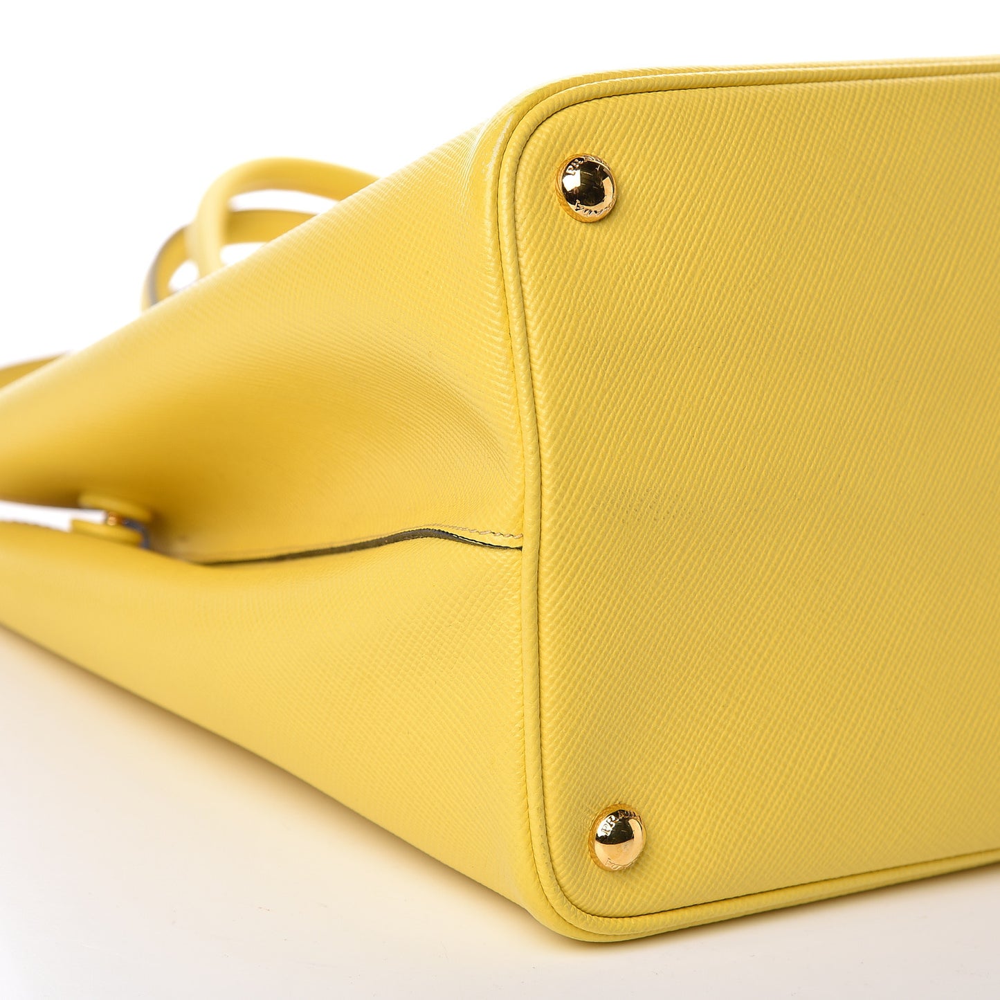 Saffiano Cuir Large Double Bag Soleil