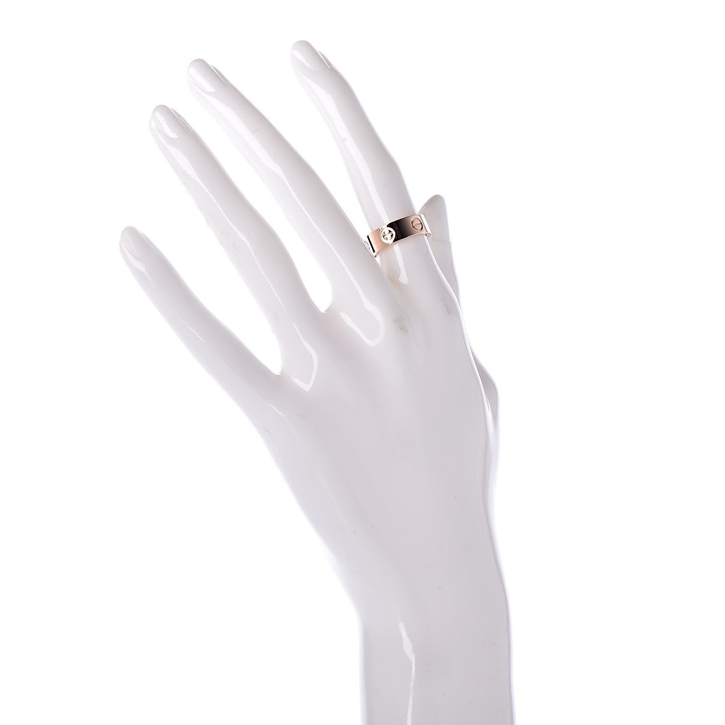 18K Pink Gold 5.5mm LOVE Ring 48 4.5