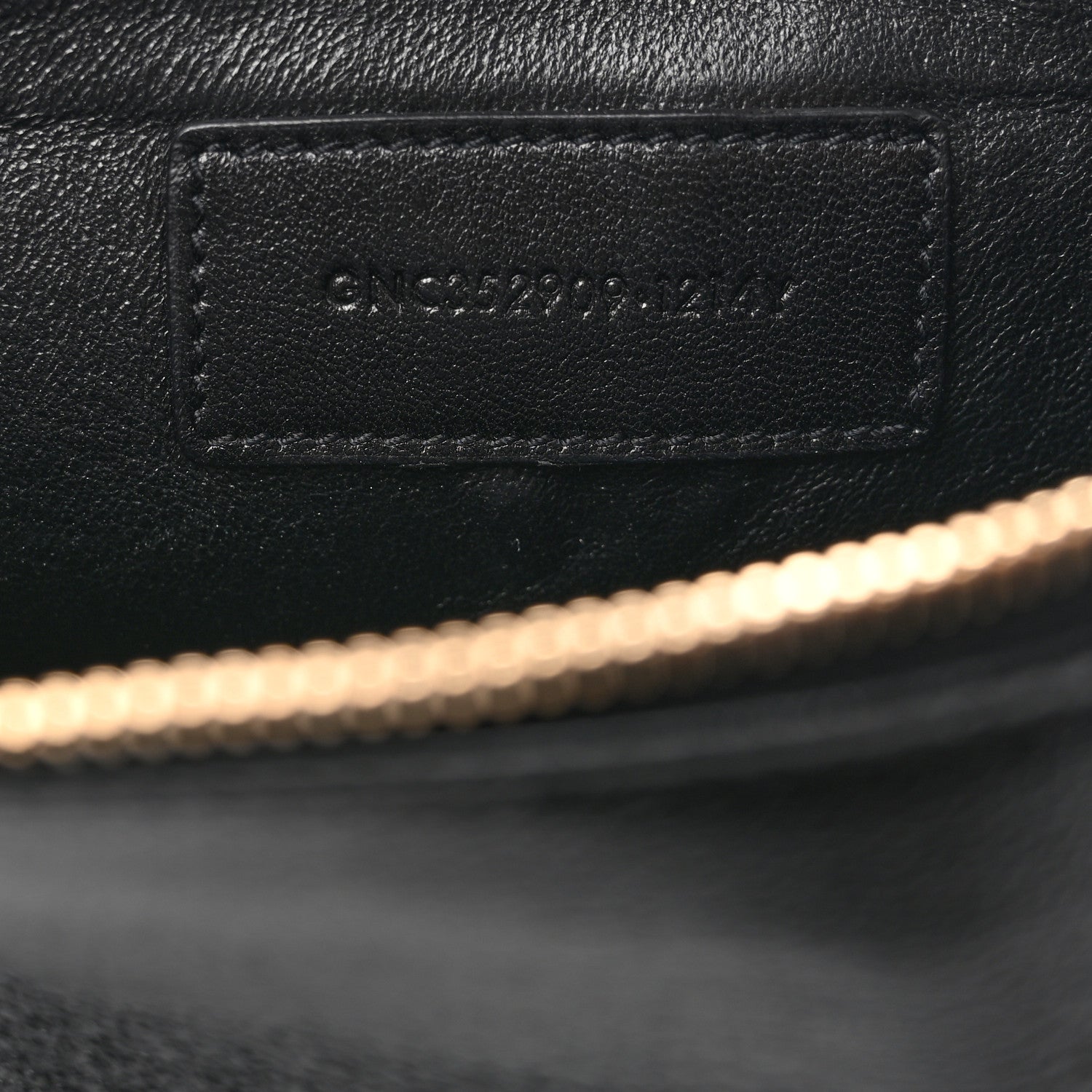 Saint Laurent Calfskin Monogram Wristlet Pouch Black 7 of 7