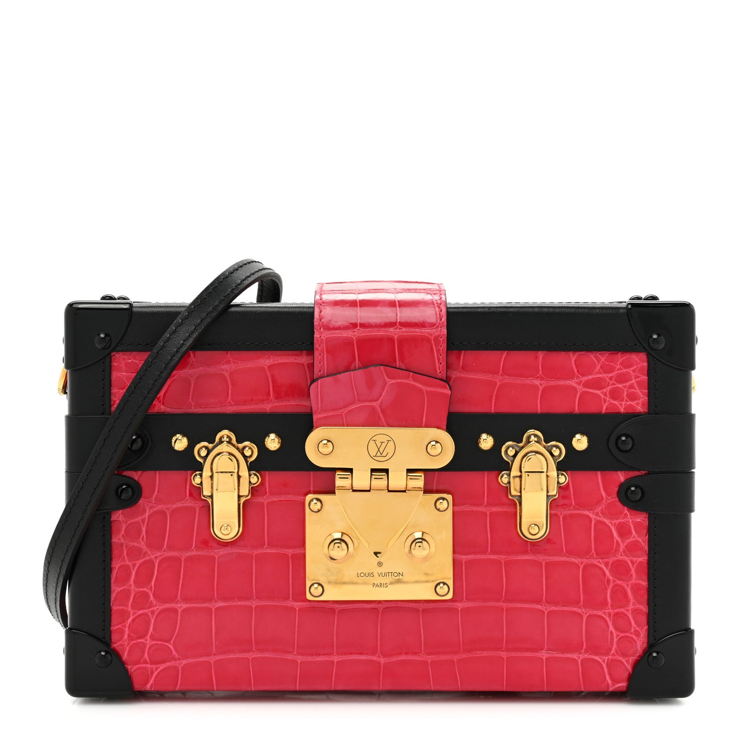 Crocodile Petite Malle Rubis