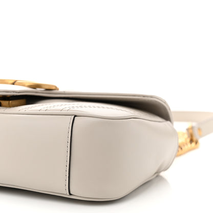 Gucci Calfskin Matelasse Mini GG Marmont Shoulder Bag Light Grey 10 of 10
