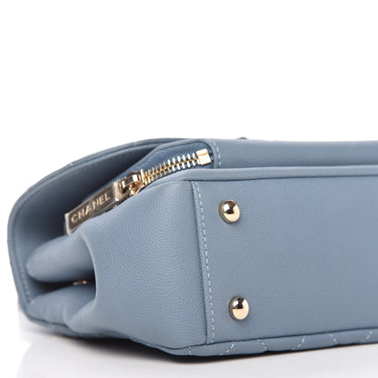 Chanel Caviar Quilted Mini Business Affinity Flap Light Blue 6 of 12