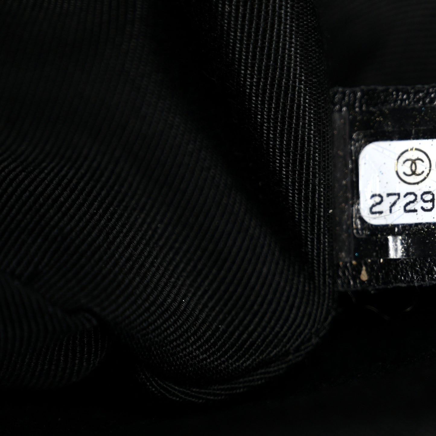 Lambskin Stitched Small Shopping Tote Black