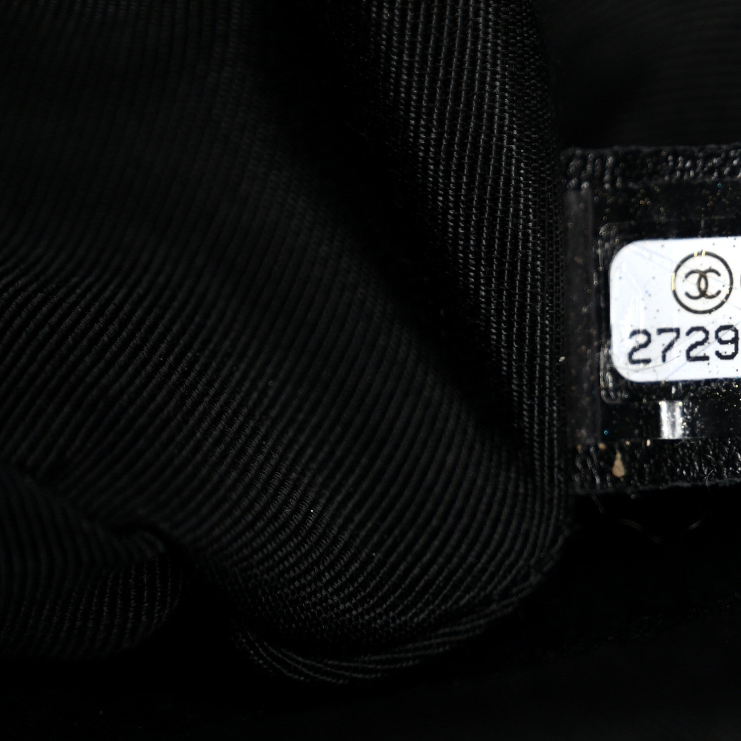 Chanel Lambskin Stitched Small Shopping Tote Black 7 of 10