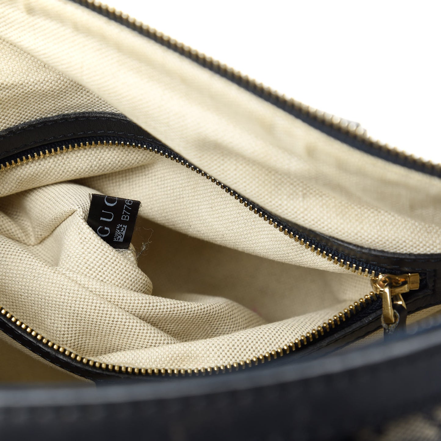 Monogram Selleria Calfskin Vintage Web Medium Boston Beige Blue