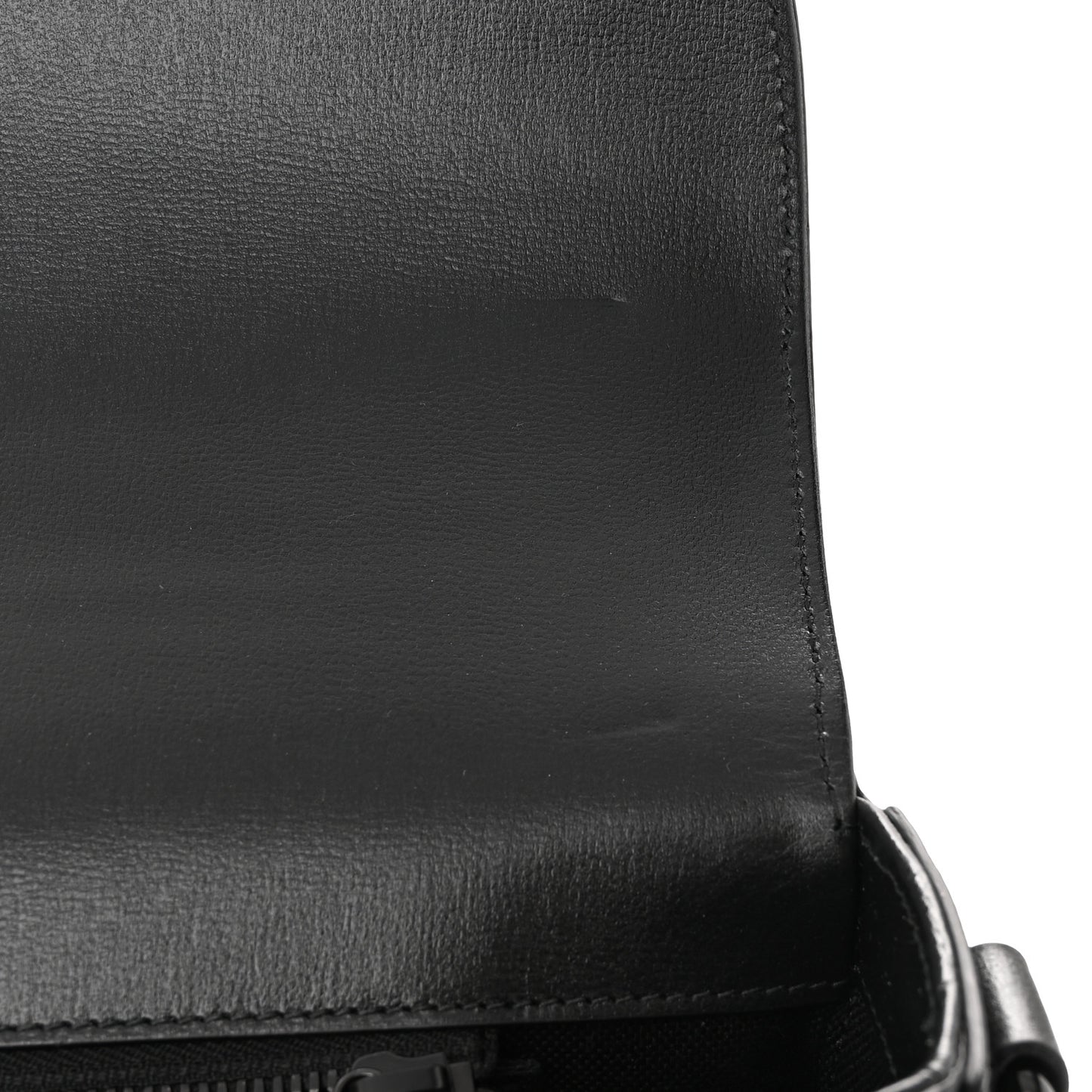 Azalea Calfskin Web Monochrome Horsebit 1955 Shoulder Bag Black