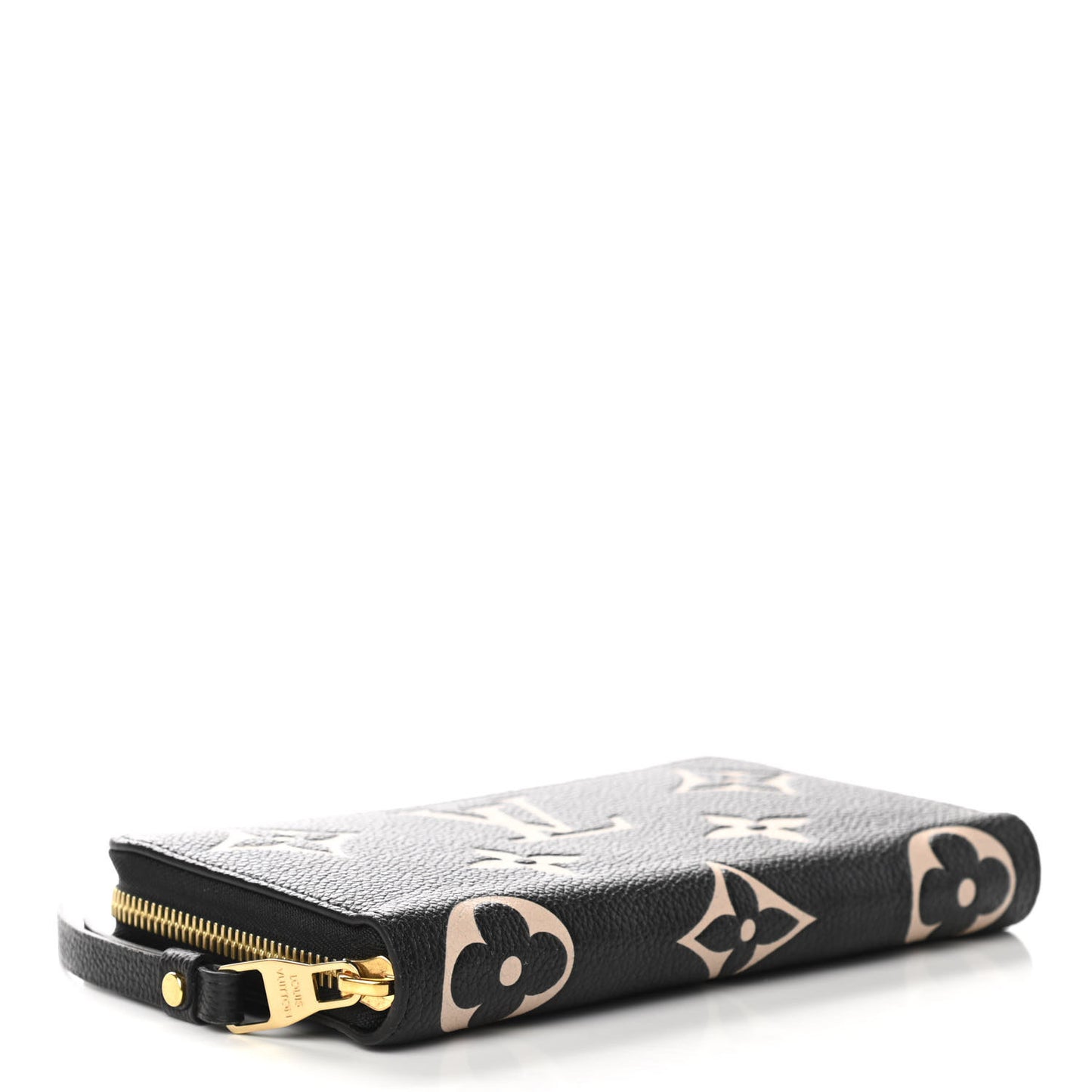 Empreinte Monogram Giant Zippy Wallet Black Beige