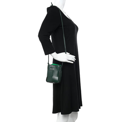Bottega Veneta Nappa Maxi Intrecciato Mini Cassette Bucket Bag Raintree 2 of 9