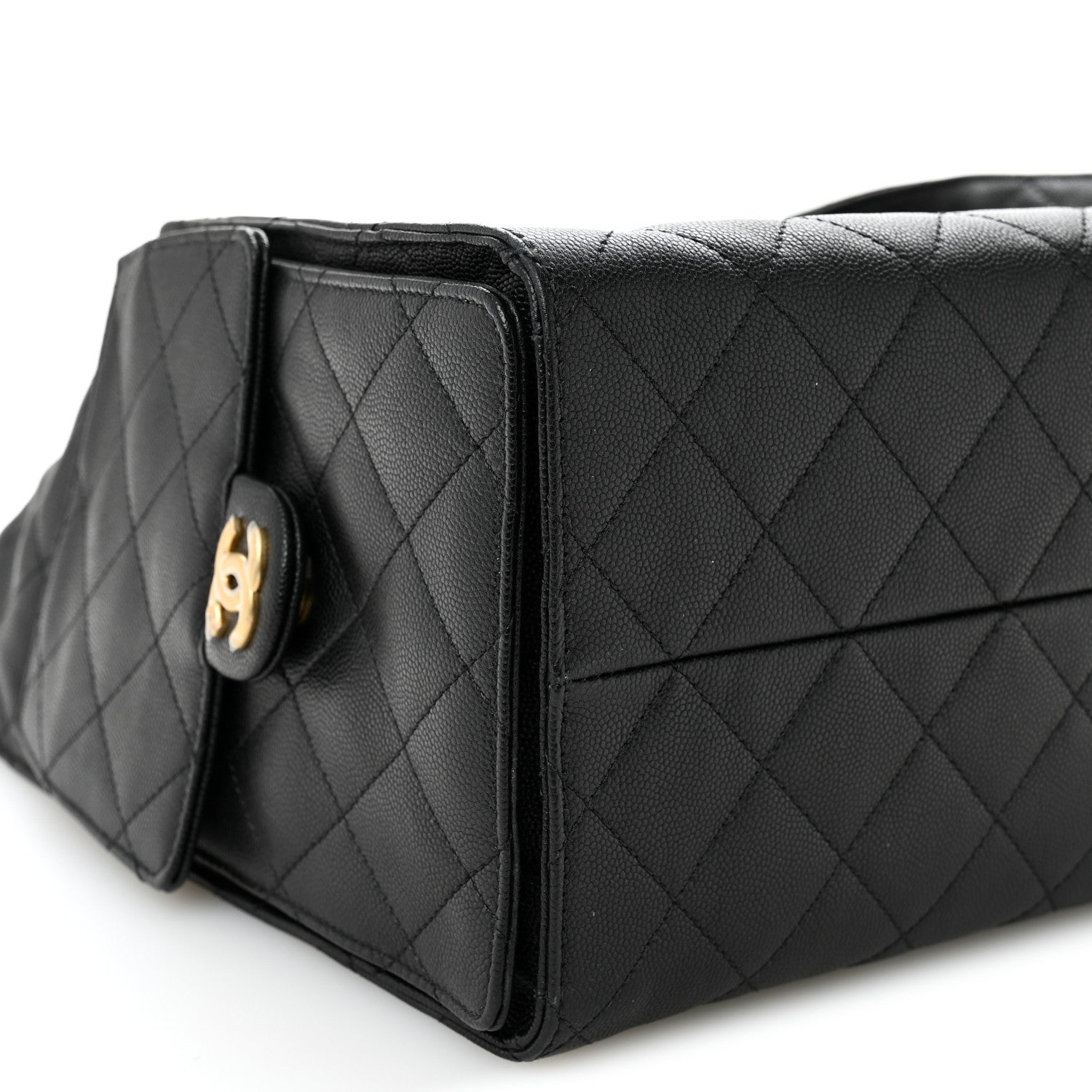 Chanel Caviar Quilted Medium Chanel 25 Handbag Black 10 of 12