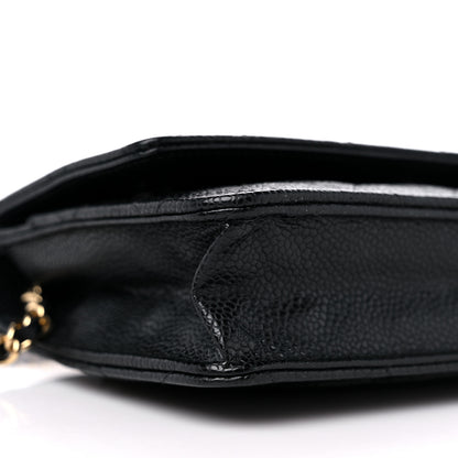 Chanel Caviar Quilted Wallet on Chain WOC Black 8 of 12