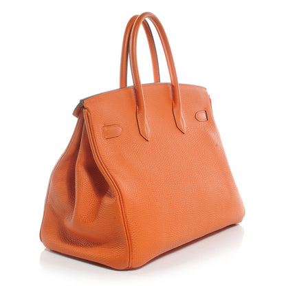 Hermes Togo Birkin 35 Orange 3 of 9