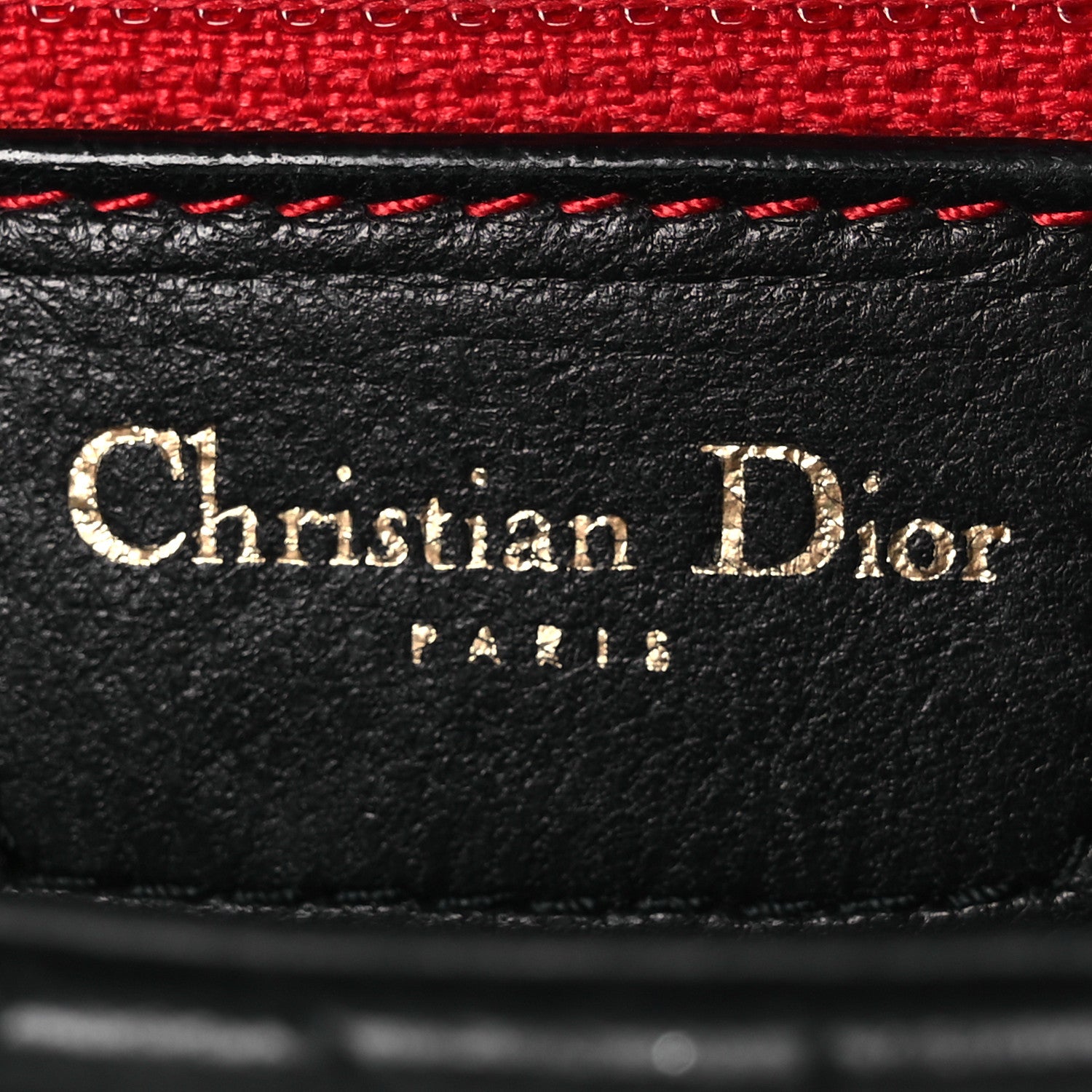 Christian Dior Lambskin Cannage Mini Lady Dior Black 6 of 13