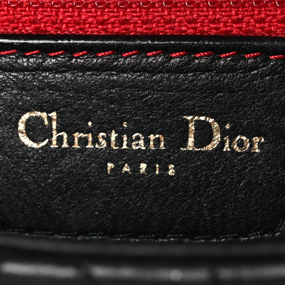 Christian Dior Lambskin Cannage Mini Lady Dior Black 6 of 13