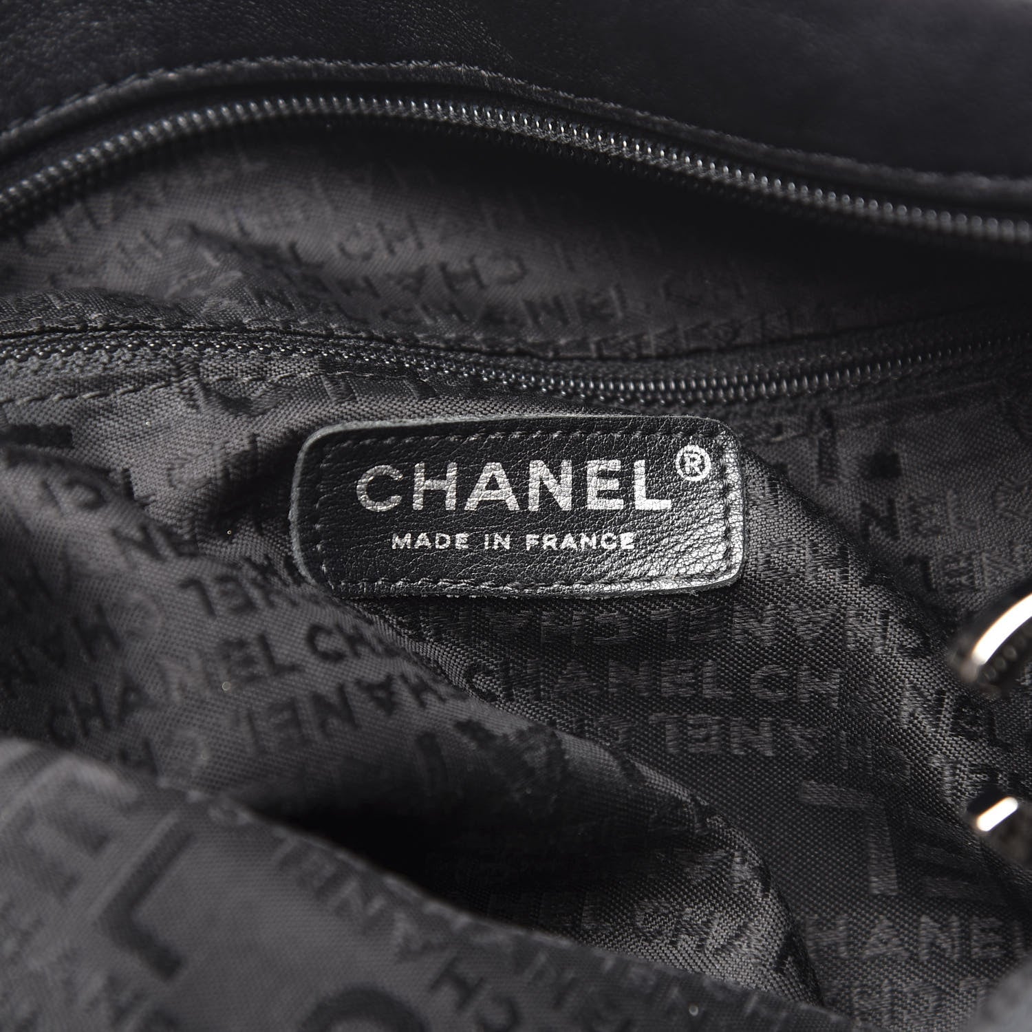 Chanel Lambskin Stitched Medium Ultimate Soft Tote Black 7 of 9