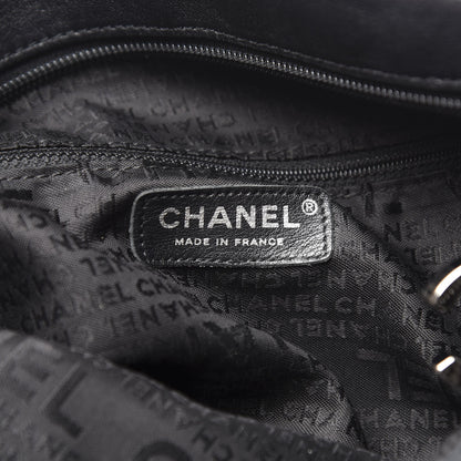 Chanel Lambskin Stitched Medium Ultimate Soft Tote Black 7 of 9
