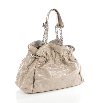 Christian Dior Patent Cannage Medium Le Trente Tote Grey 4 of 10