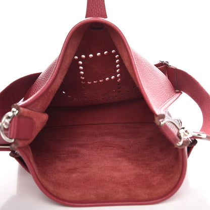 Hermes Taurillon Clemence Evelyne III GM Rubis 5 of 8