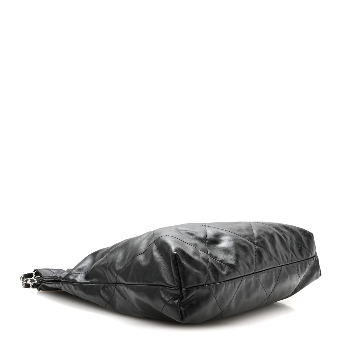 Chanel Shiny Calfskin Quilted Chanel 22 Black 5 of 12