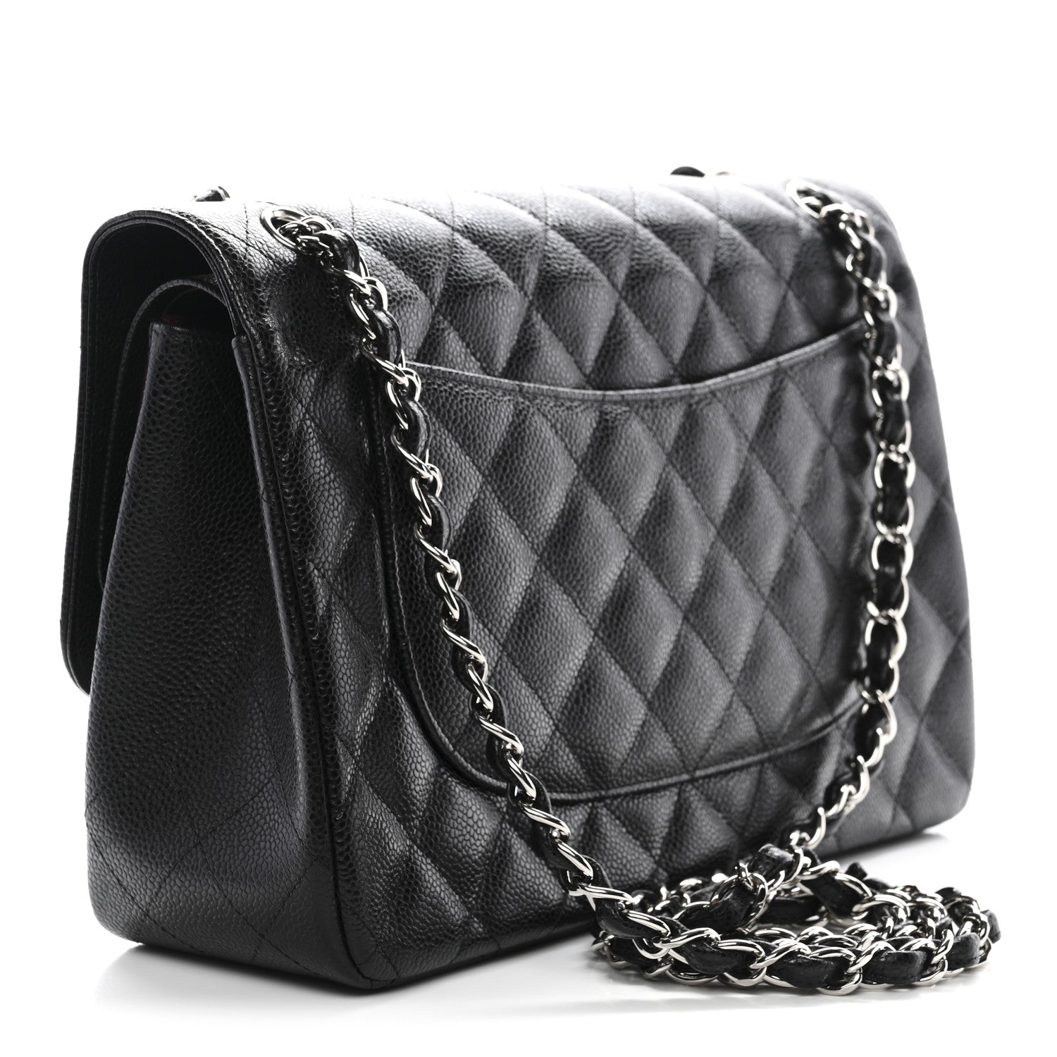 Chanel Caviar Quilted Jumbo Double Flap Black 4 of 11