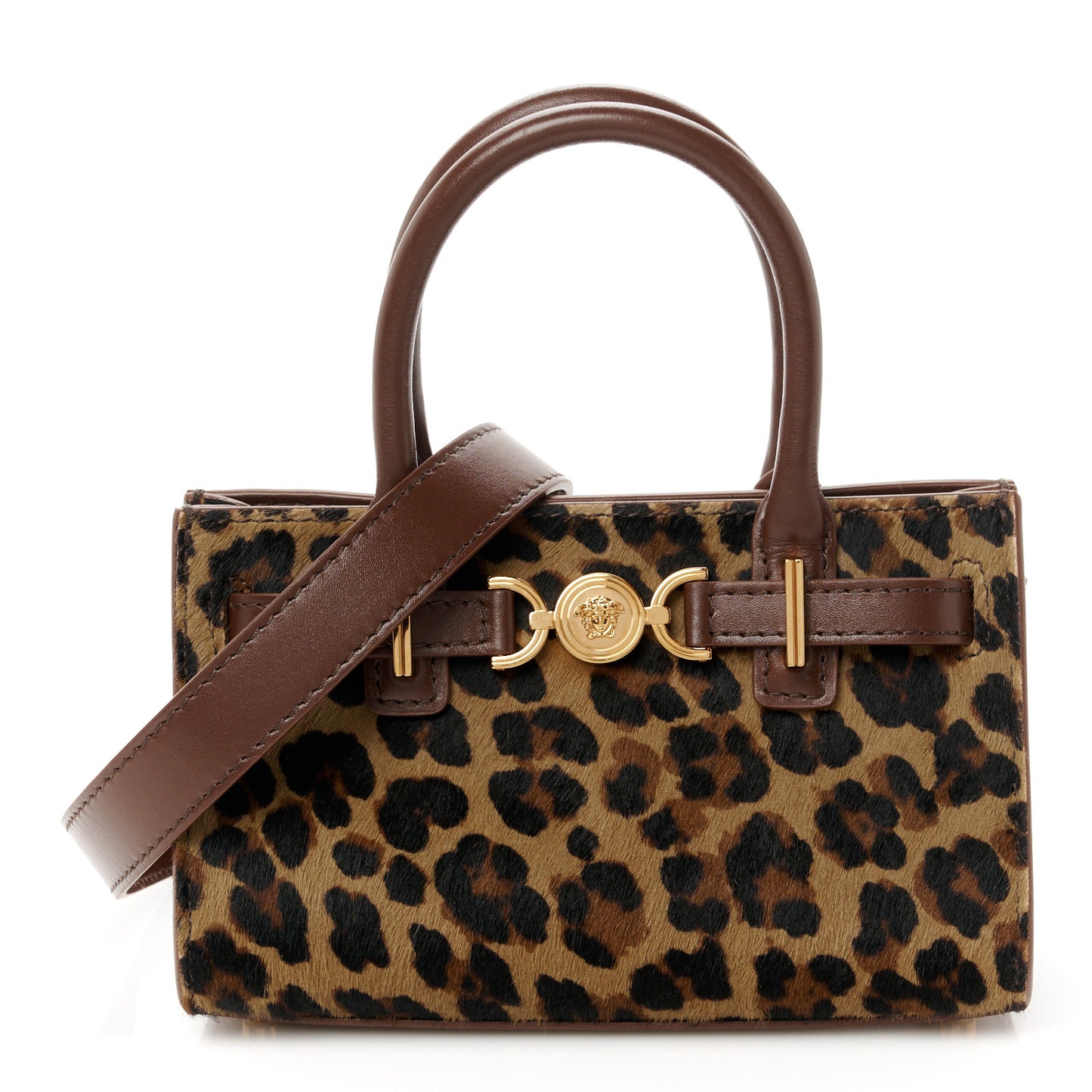 Calf Hair Medusa 95 Mini Tote Brown Multicolor
