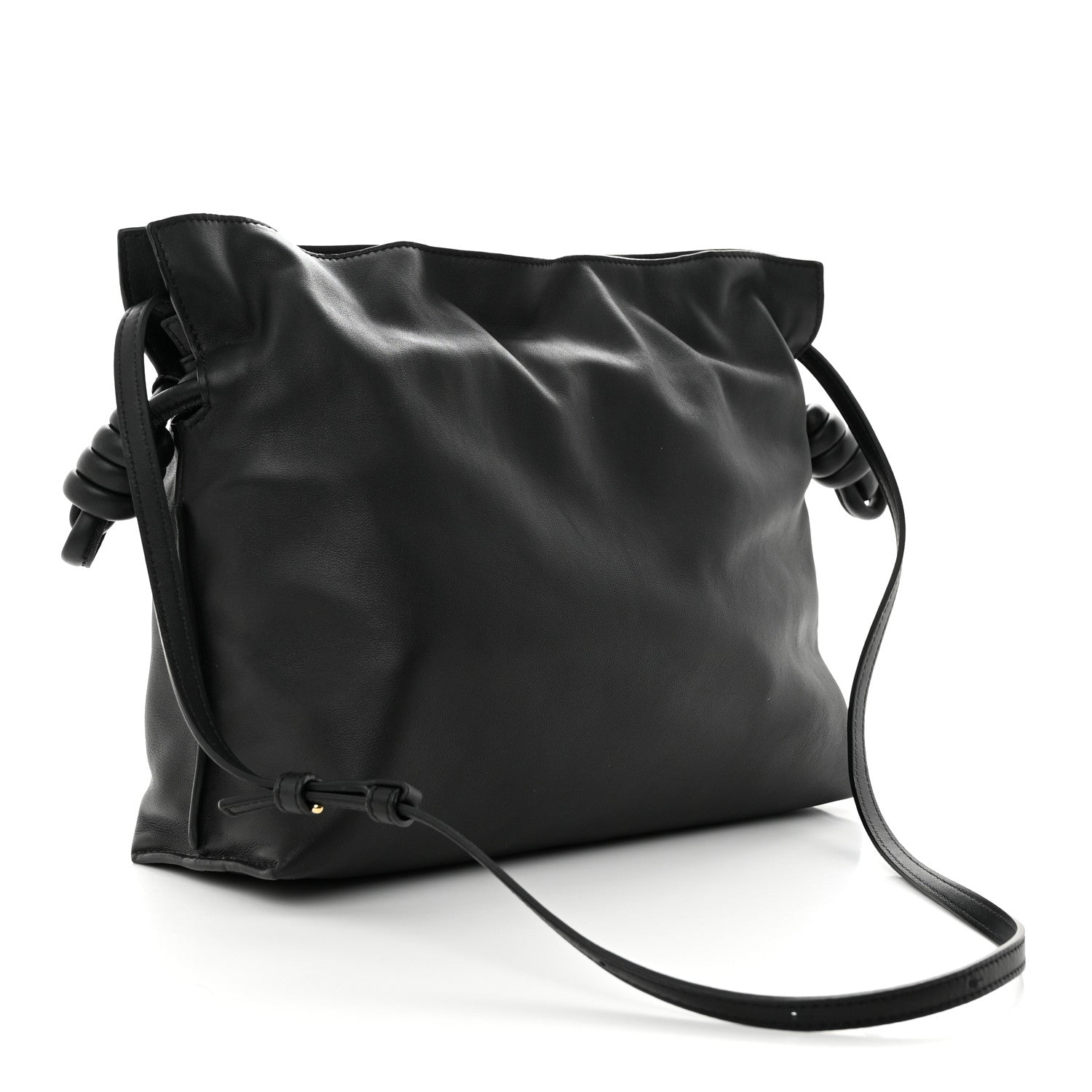 Loewe Calfskin Small Flamenco Knot Bag Black 3 of 11