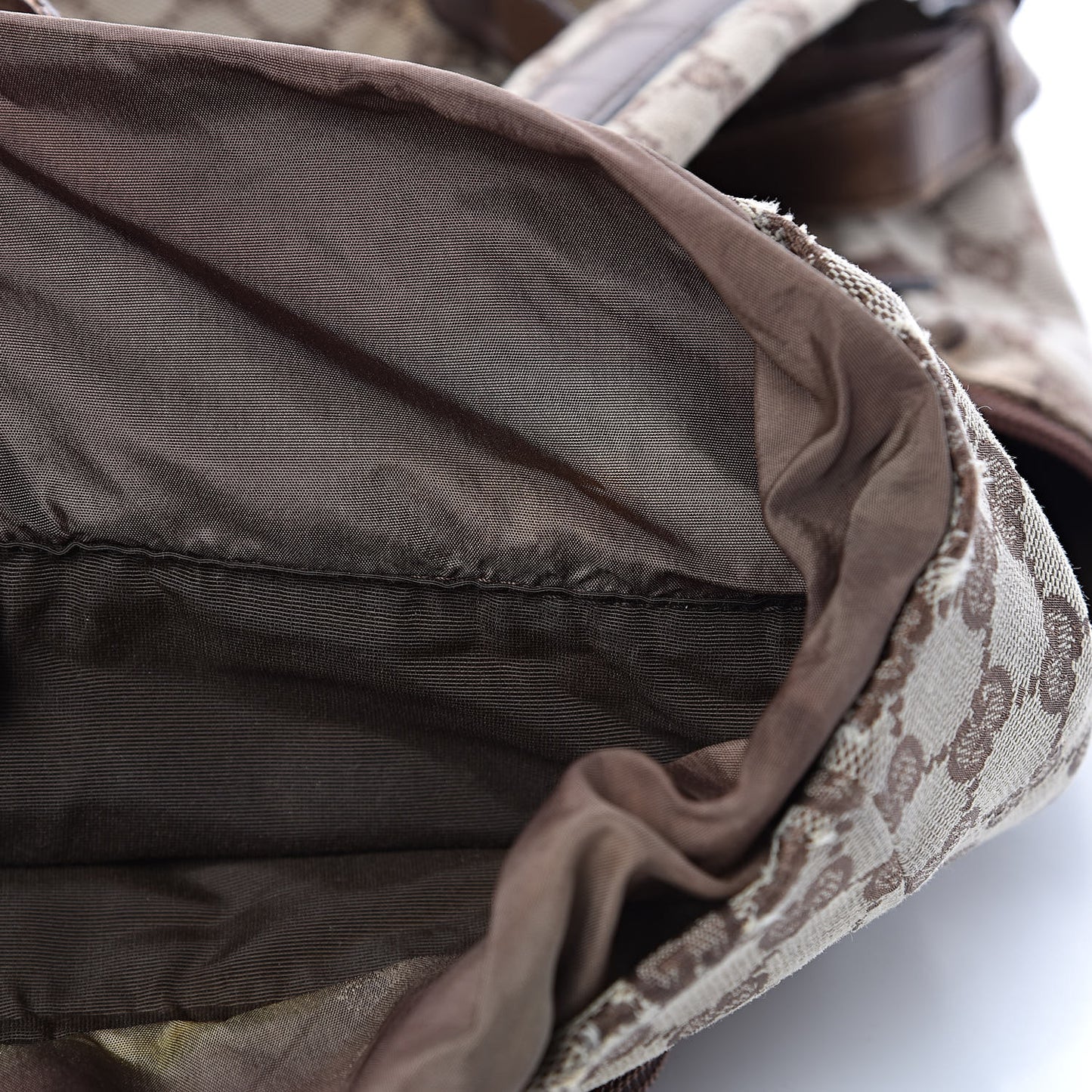 Monogram Backpack Diaper Bag Brown