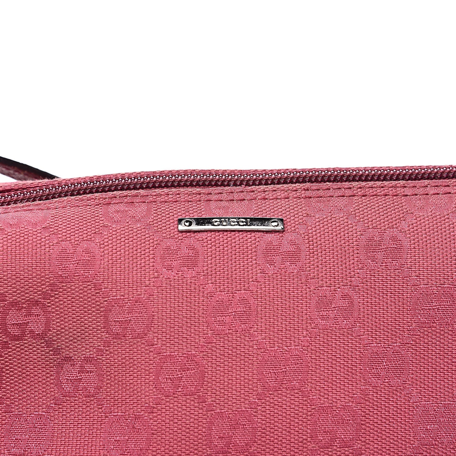 Gucci Monogram Boat Pochette Fuchsia 10 of 13