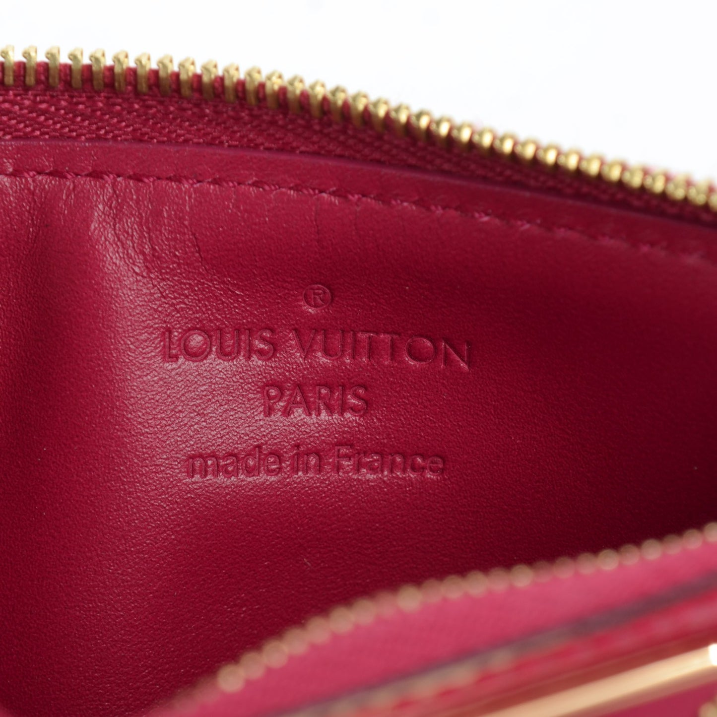 Vernis Key Pouch Rose Indien