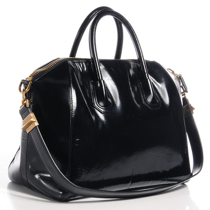 Givenchy Patent Calfskin Medium Antigona Black 3 of 11