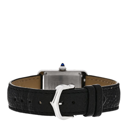 Cartier Stainless Steel Calfskin 22mm Must de Cartier Tank Quartz Watch 3 of 5