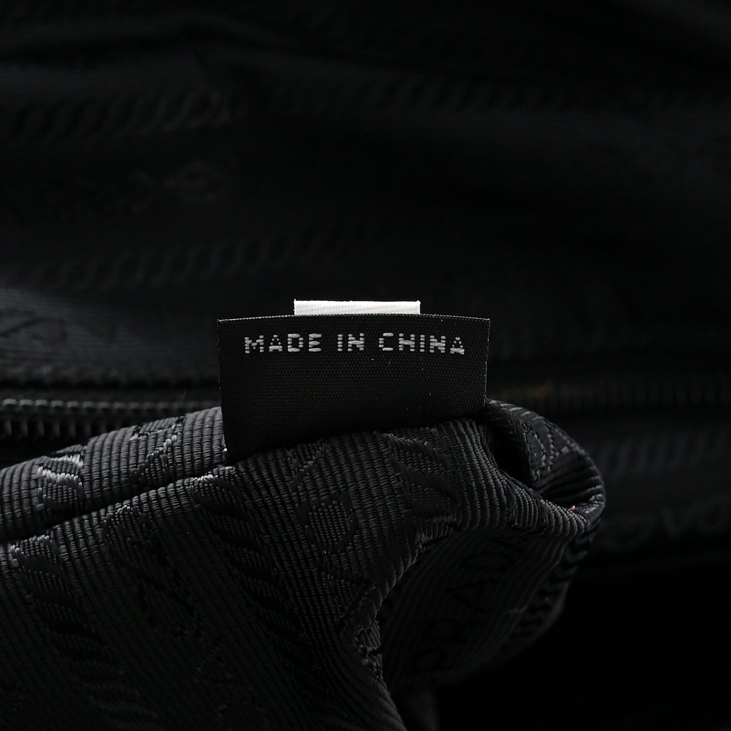 Tessuto Nylon Saffiano Briefcase Black