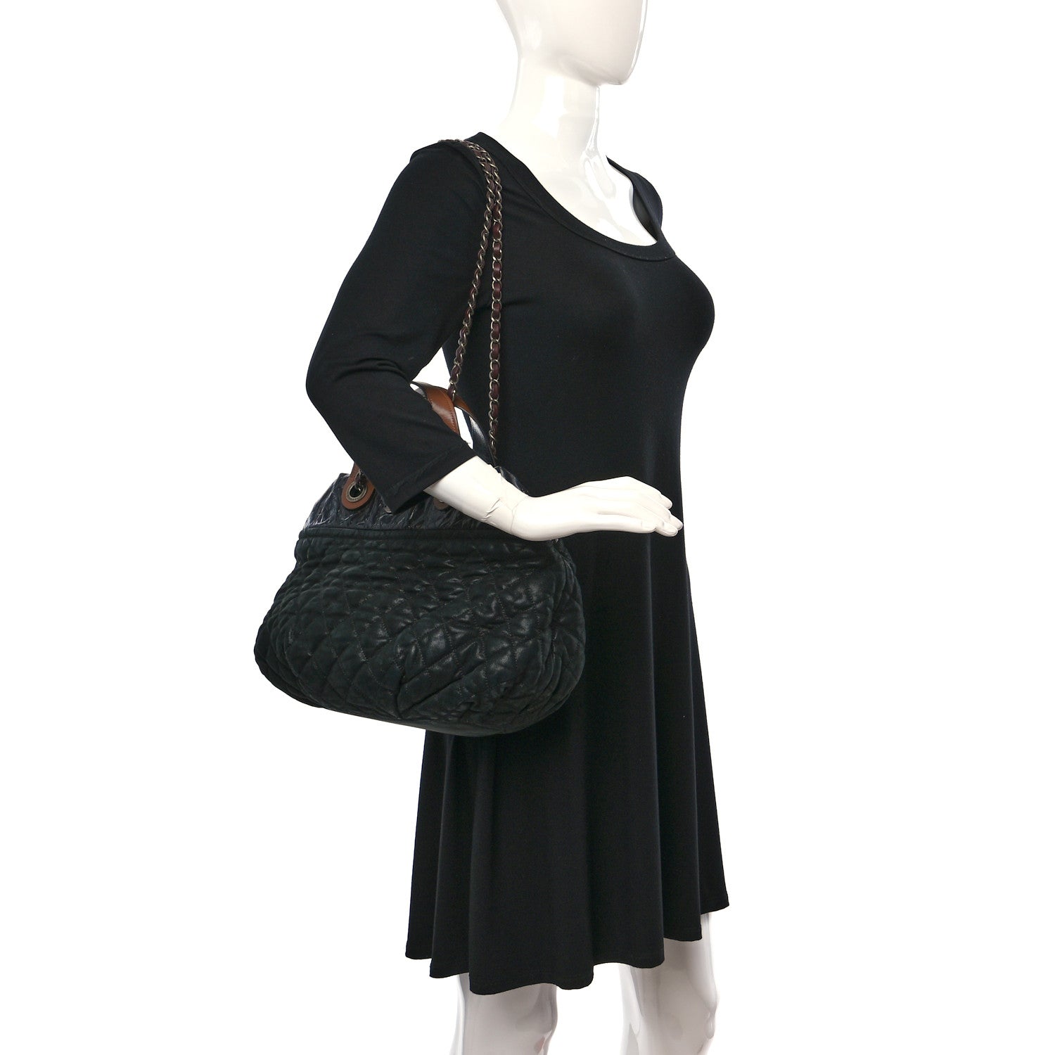 Chanel Iridescent Calfskin Small In The Mix Tote Black 2 of 10