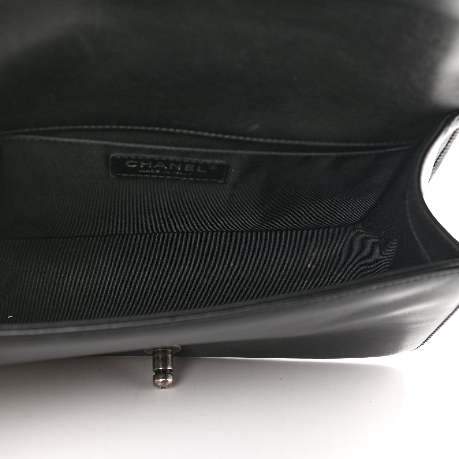 Chanel Calfskin Quilted Medium Boy Flap Black 5 of 9