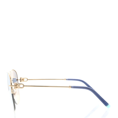 Tiffany TF3082 Round Sunglasses Gold 3 of 8