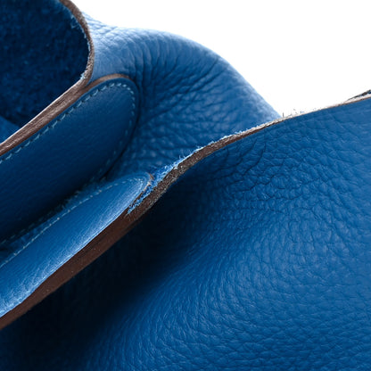 Hermes Taurillon Clemence Picotin Lock 26 MM Mykonos 12 of 13