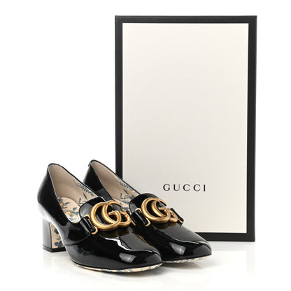 Gucci Vernice GG Victoire 55mm Loafer Pumps 37.5 Black 8 of 8