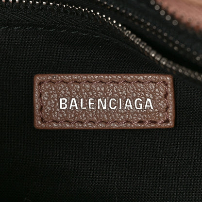 Balenciaga Shiny Goatskin Silver Metallic Edge Hardware Mini City Rose Des Sables 6 of 8