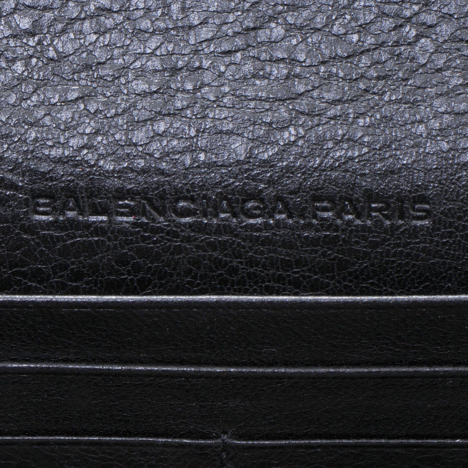 Balenciaga Agneau Giant 12 Rose Gold Hardware Money Wallet Black 6 of 7