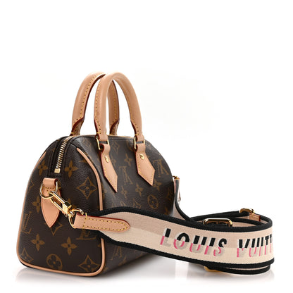 Louis Vuitton Monogram Speedy Bandouliere 20 Black 5 of 19
