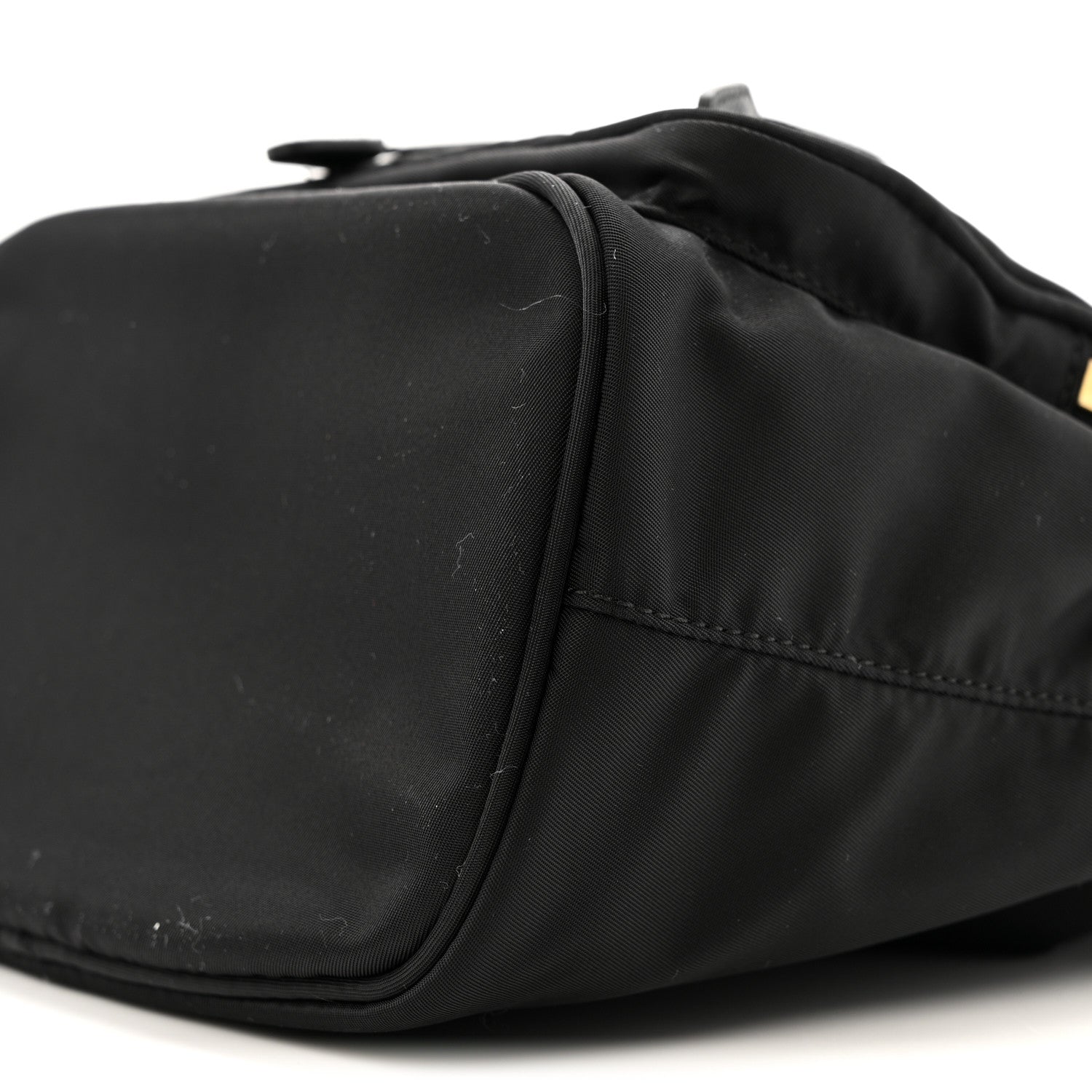 Prada Re-Nylon Duet Drawstring Shoulder Bag Black 10 of 11