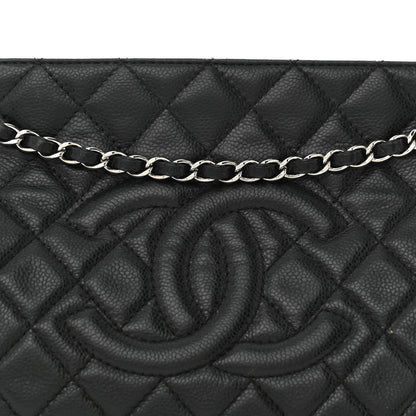 Chanel Soft Caviar Quilted CC Timeless Tote Black 8 of 18