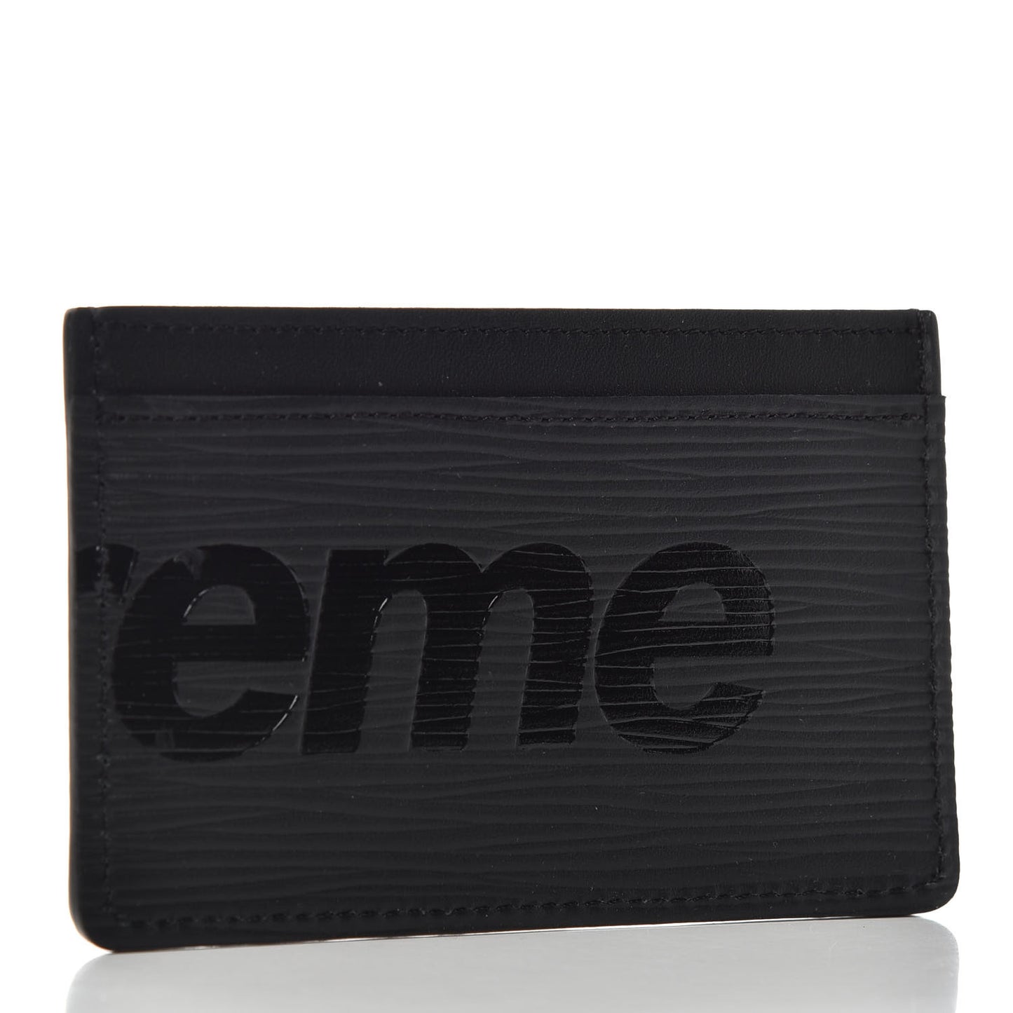 X SUPREME Epi Card Holder Black
