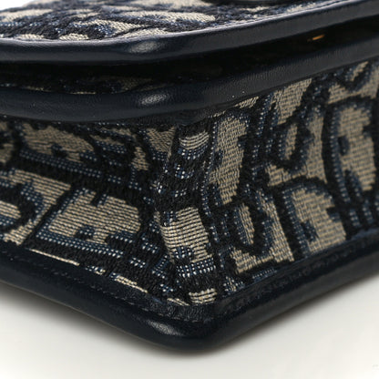 Christian Dior Oblique Nano 30 Montaigne Pouch Blue 5 of 10