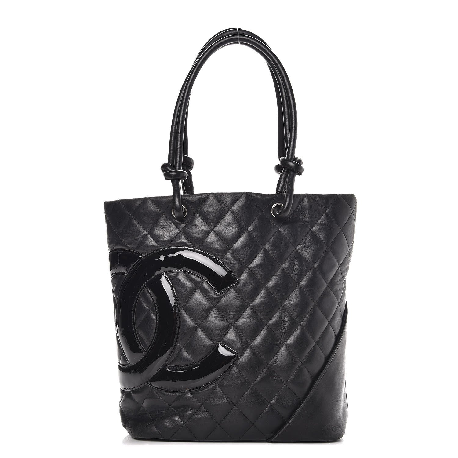 Chanel Calfskin Quilted Medium Cambon Tote Black 1 of 16