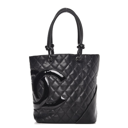 Chanel Calfskin Quilted Medium Cambon Tote Black 1 of 16