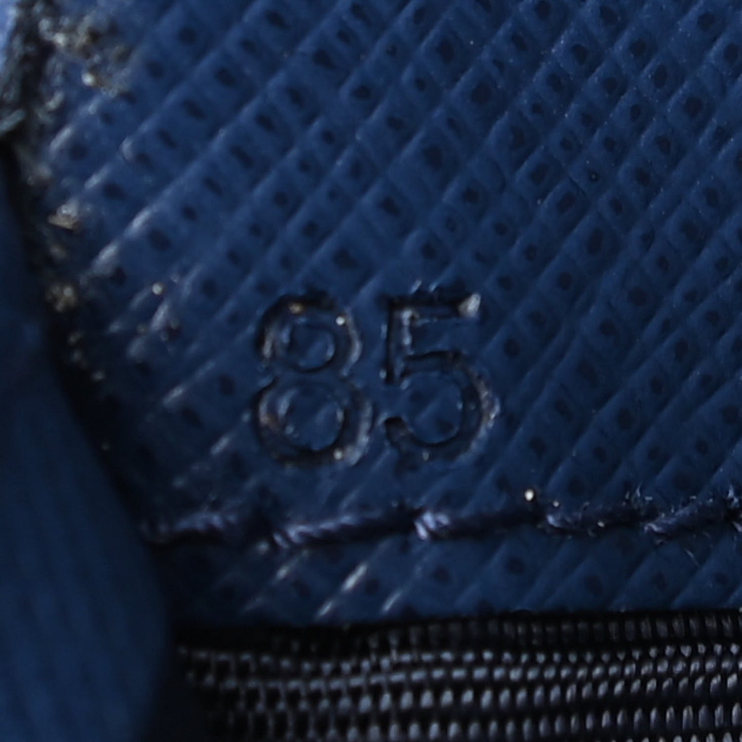 Saffiano Tri-Color Bi-Fold Wallet Marmo Baltico Bluette