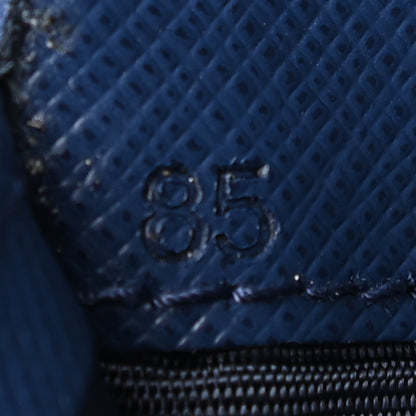 Prada Saffiano Tri-Color Bi-Fold Wallet Marmo Baltico Bluette 6 of 7