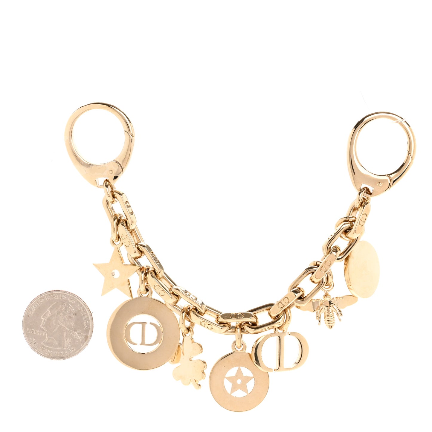 Lacquer 30 Montaigne Bag Charm Gold